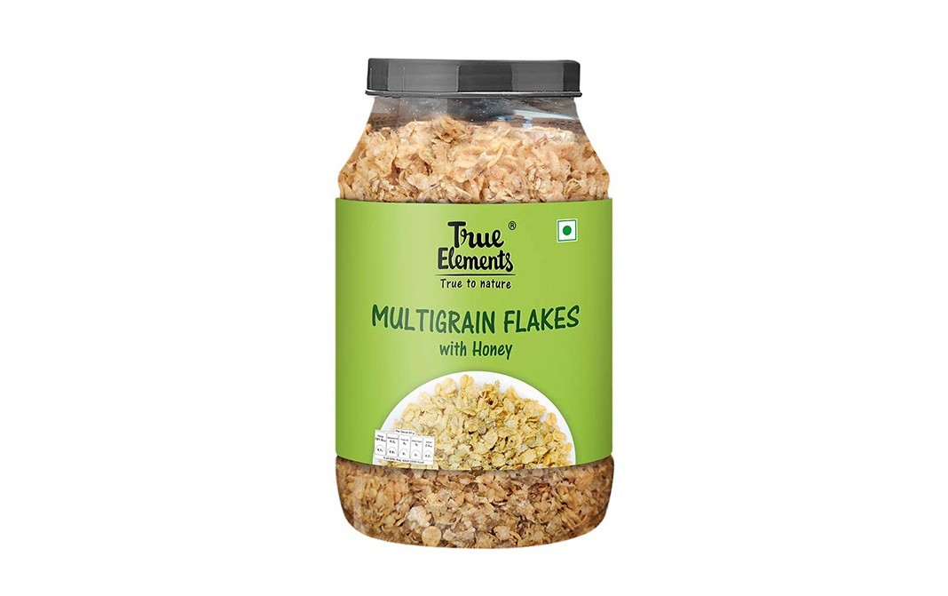 True Elements Multigrain Flakes with Honey    Plastic Jar  750 grams